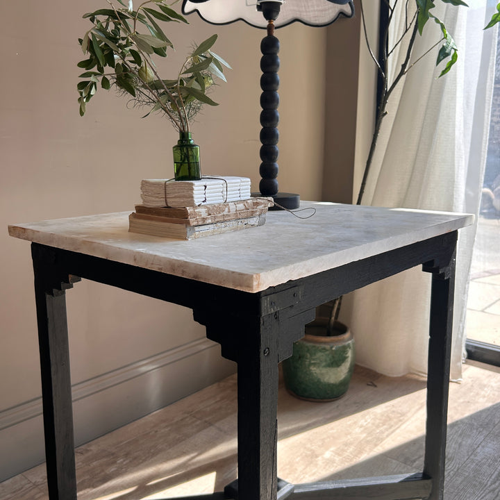 Original Vintage Marble Top Side Table | Petra