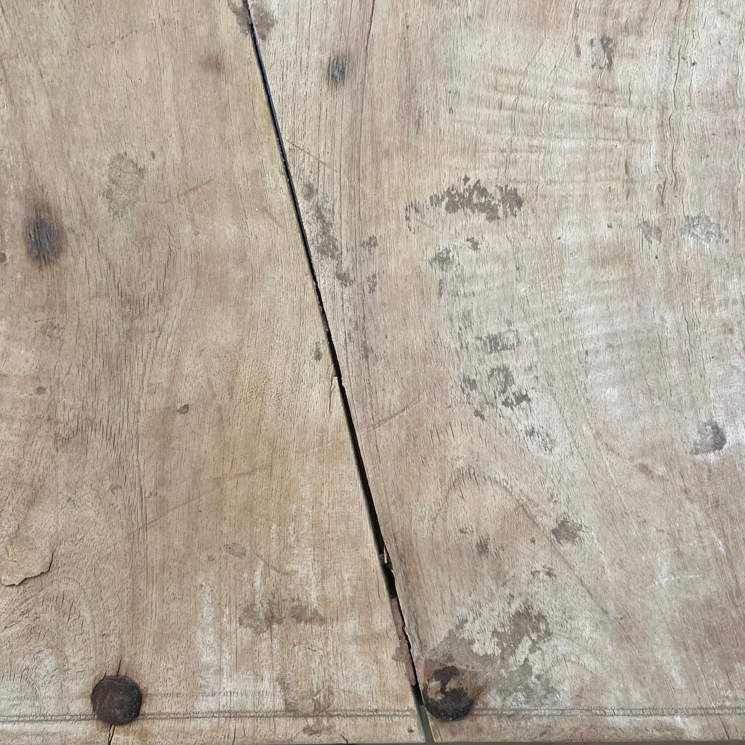 Antique Sqaure Indian Low Coffee Table | Bajot