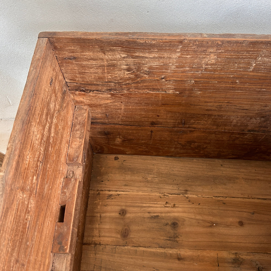 Antique Teak Blanket Box | Edward