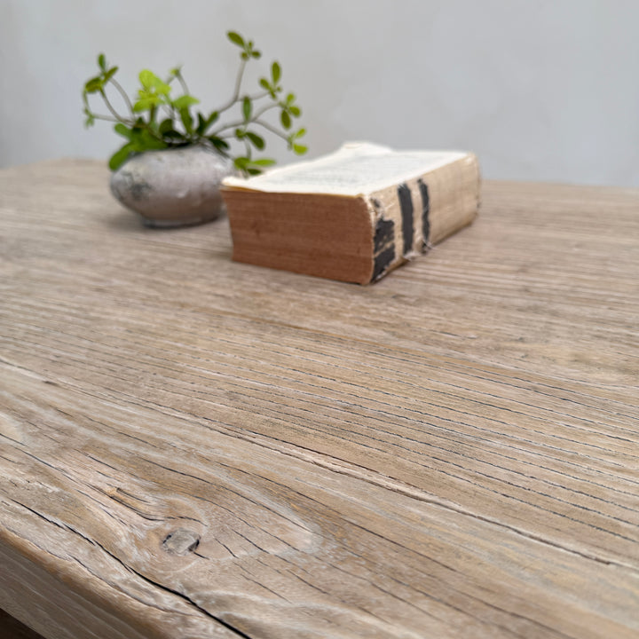 Reclaimed coffee table pale wood | Cotswolds