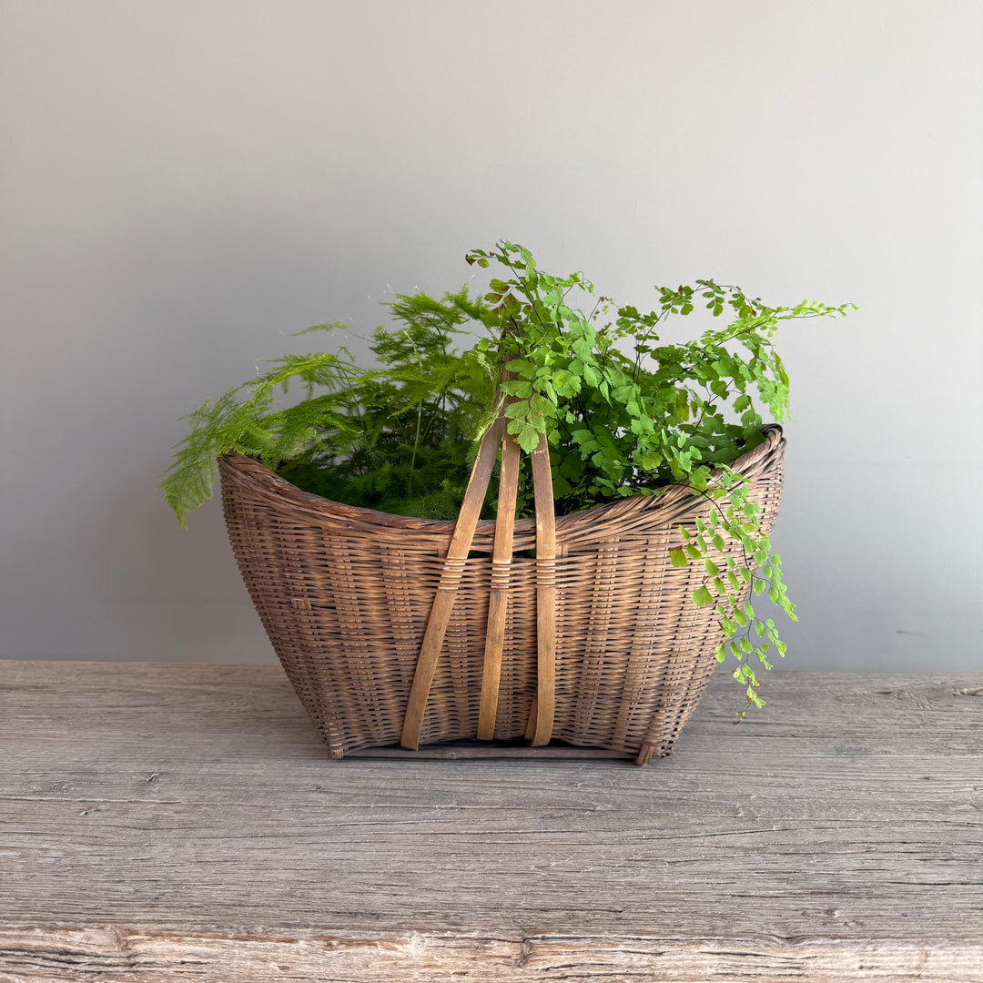 Antique trug market basket