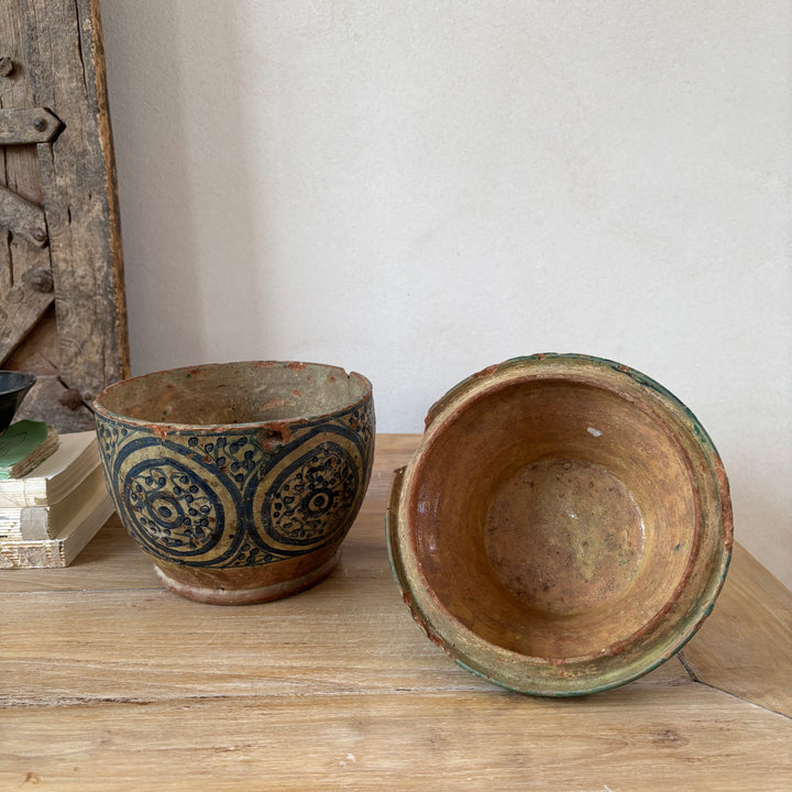 Antique Moroccan Safi Jubbaha Pot | Sulafa