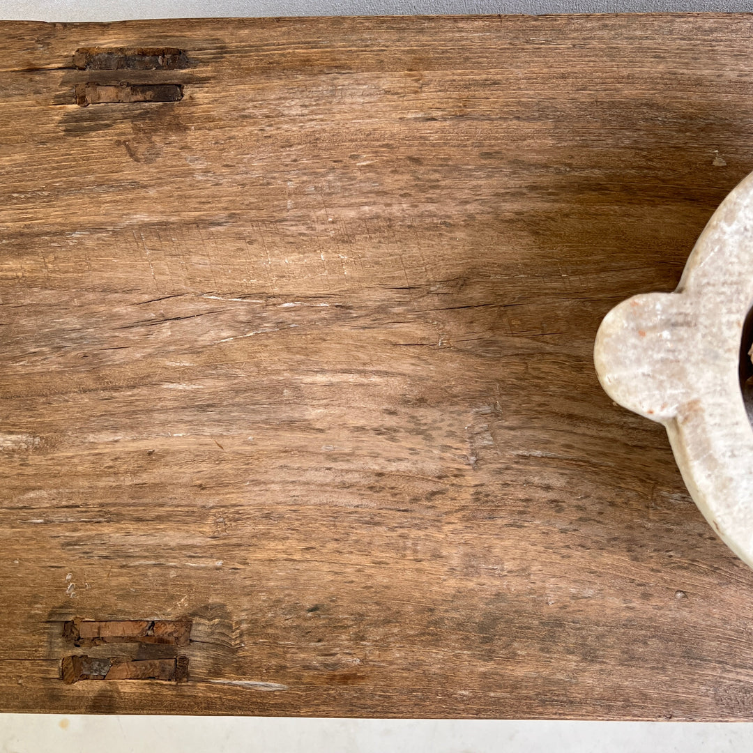 Antique Elm Console Table | Hattie