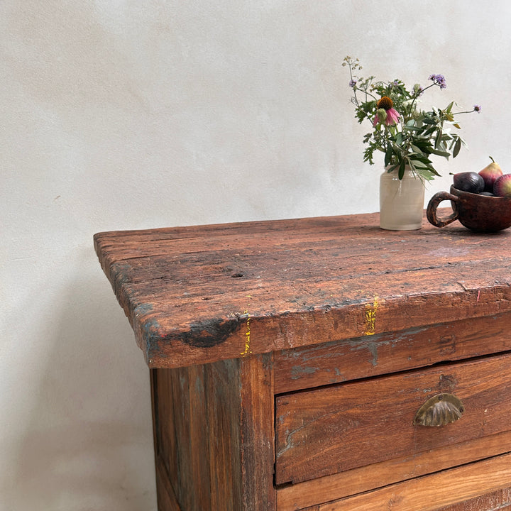 Vintage Workbench Kitchen Island | Elena