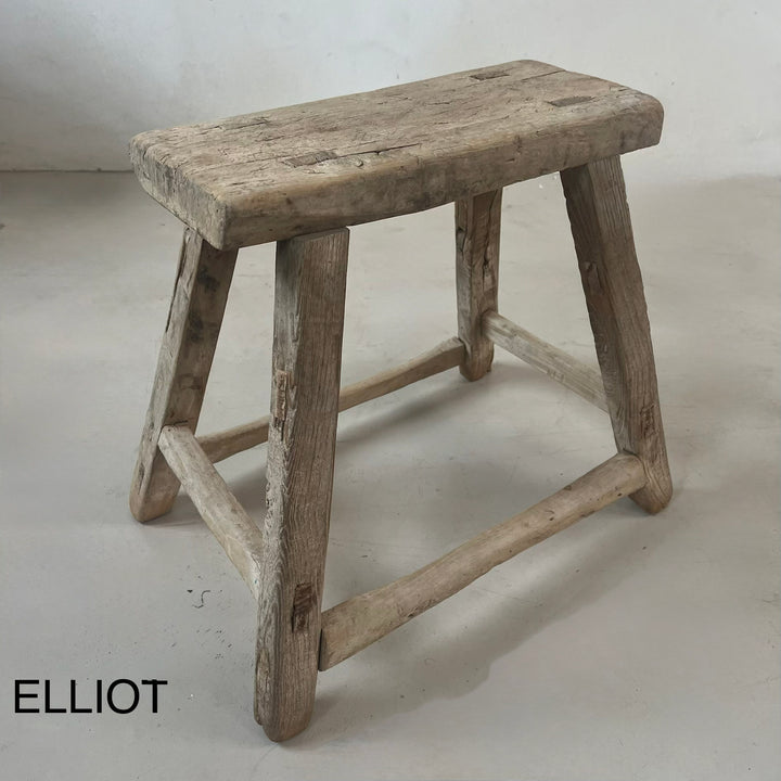 Antique Wooden Small Utility Bench