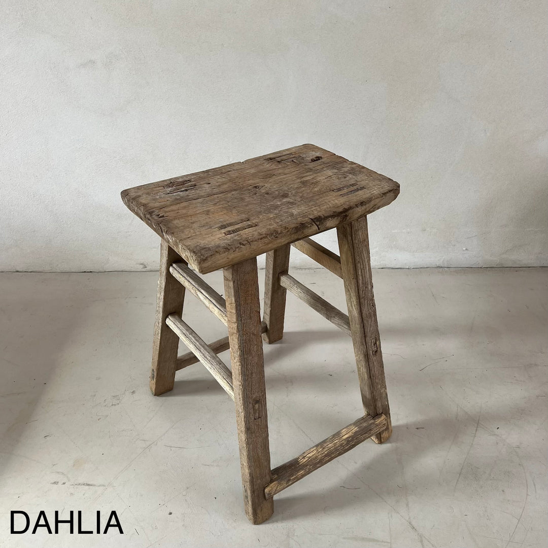 Antique Small Side Table | Large Stool (select from photo)