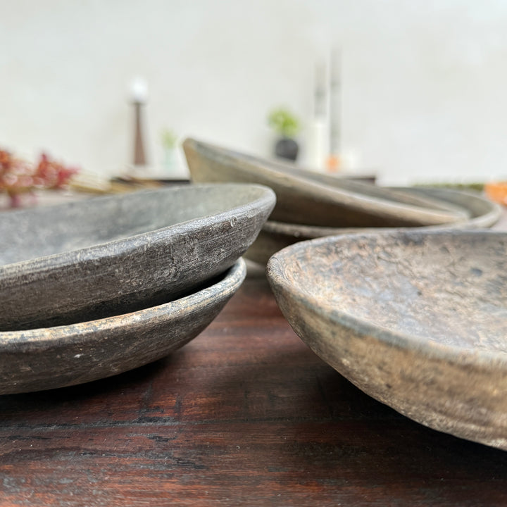 Antique small clay plate