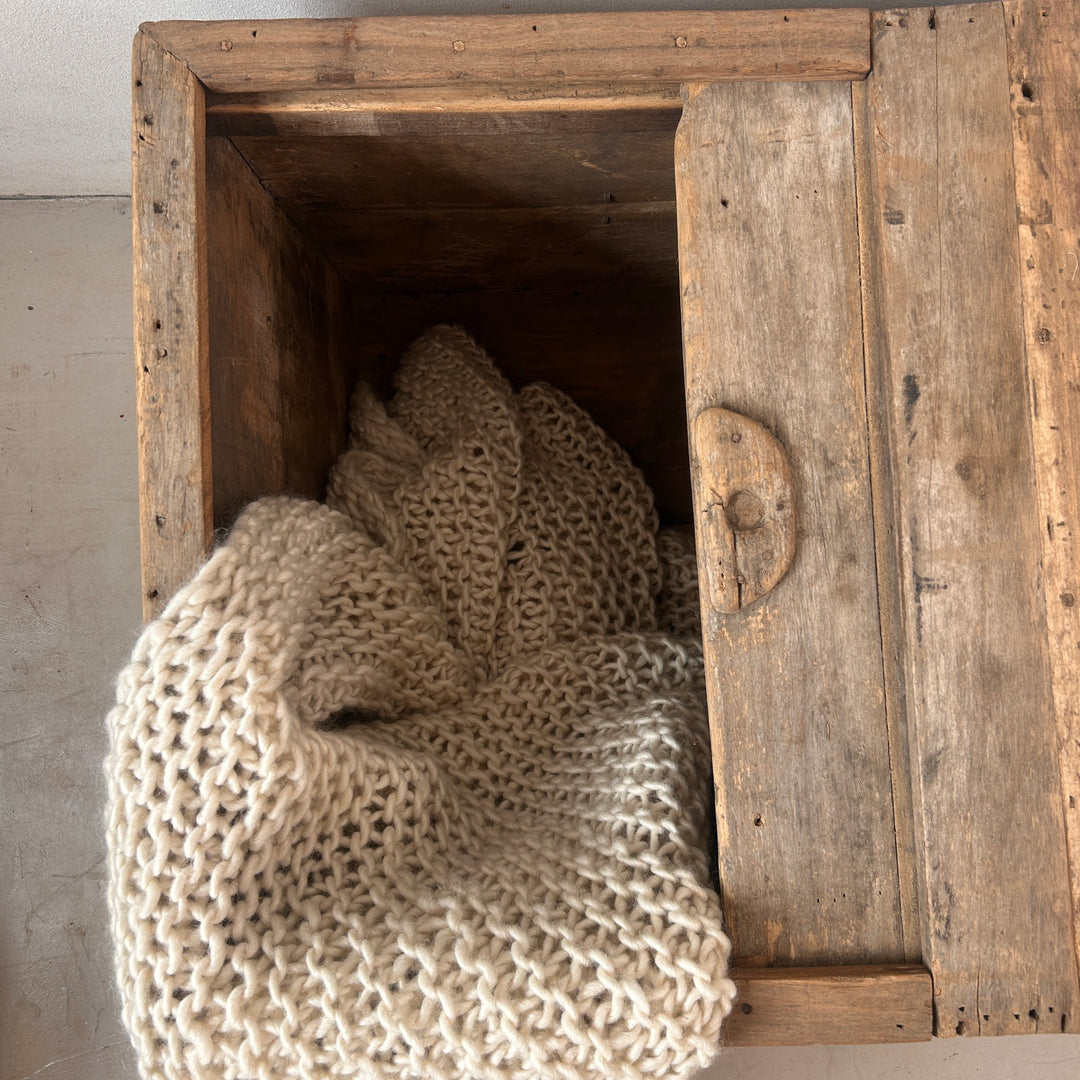 Antique Teak Blanket Box | Ezra