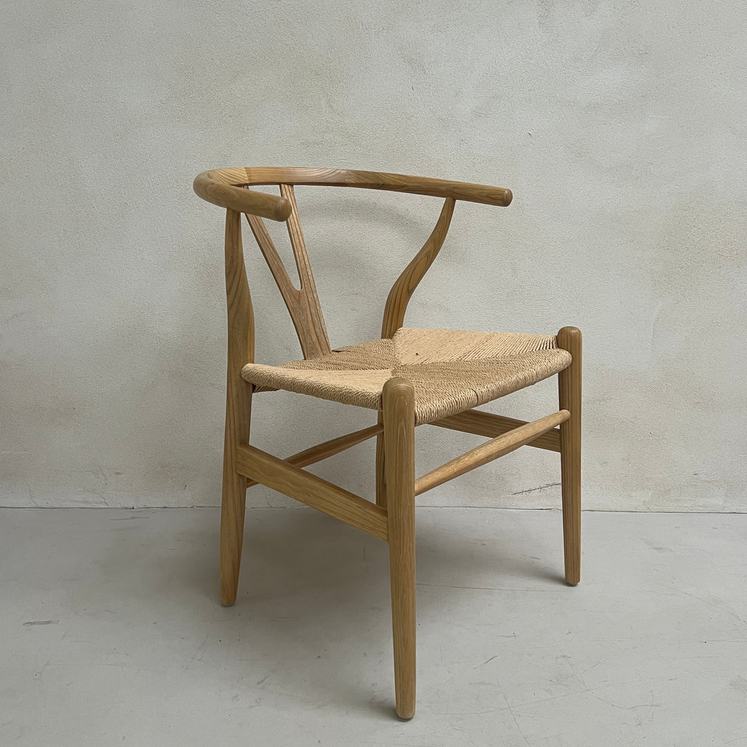 Danish chair with rush seat