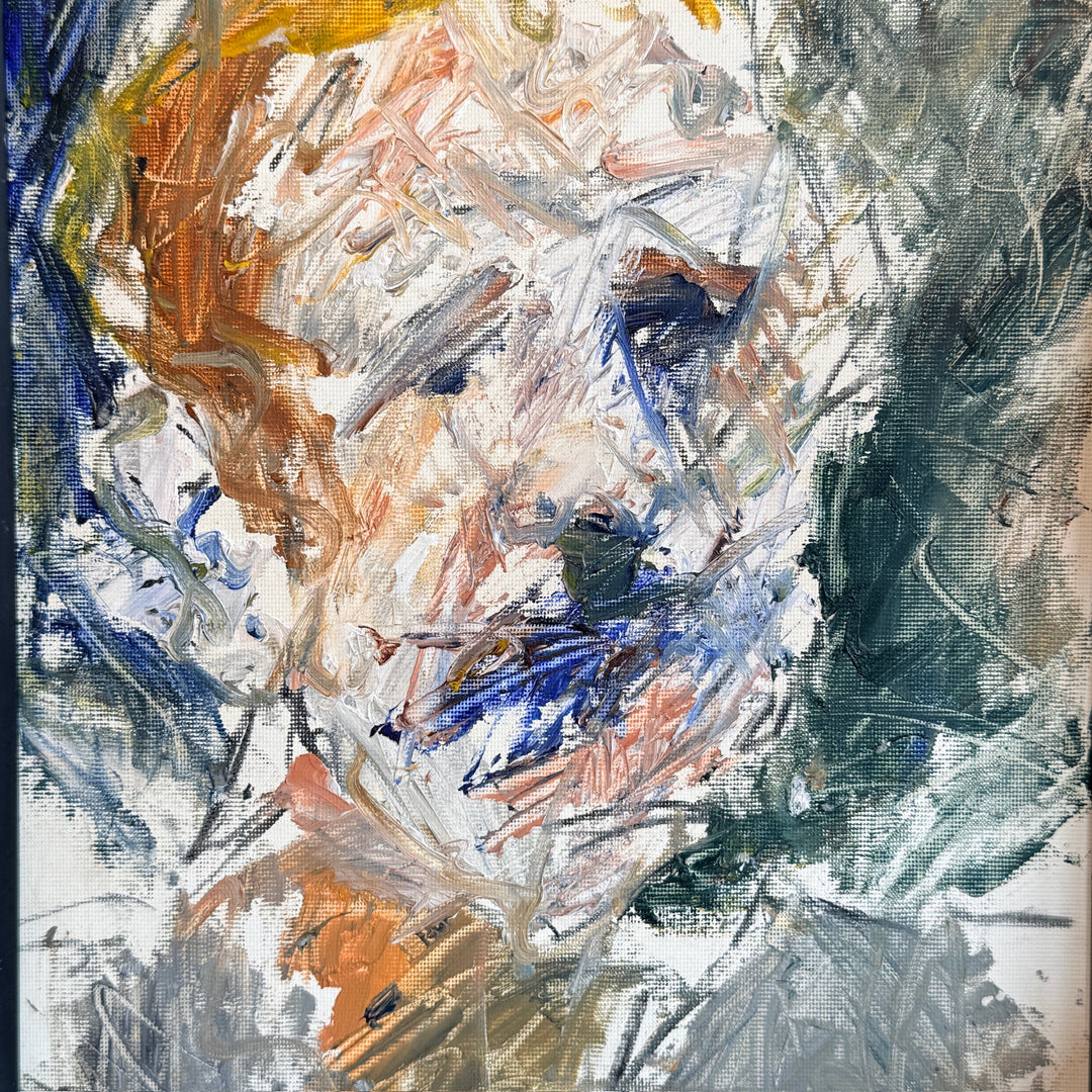 Original Felix Robins Abstract Oil Painting | Billancourt