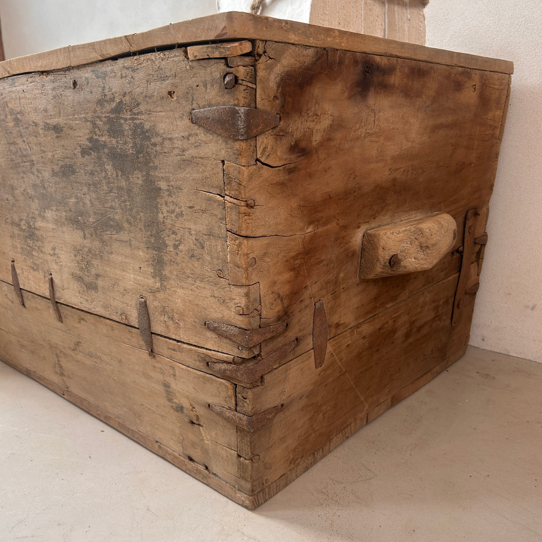 Antique Teak Blanket Box | Ezra