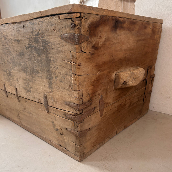 Antique Teak Blanket Box | Ezra