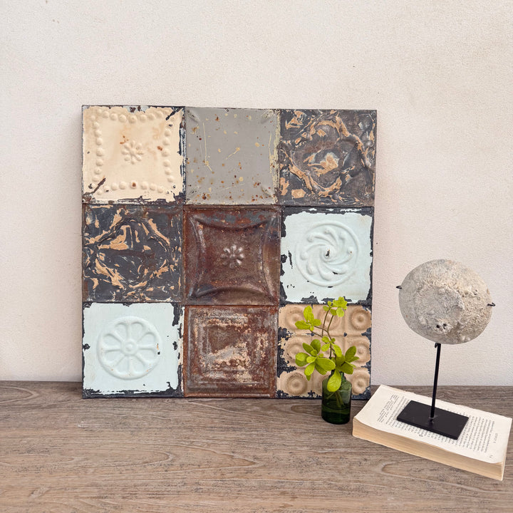 American tin tiles Artwork | 45x45cm
