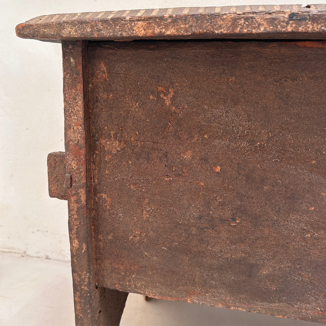 Antique wooden coffer storage box | Adelia
