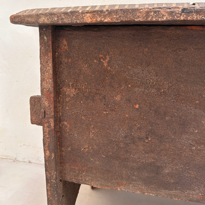Antique wooden coffer storage box | Adelia