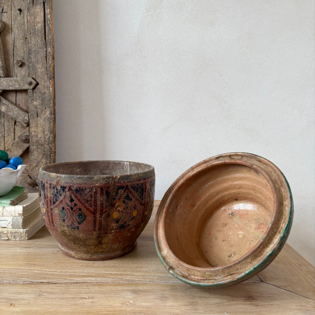 Antique Moroccan Safi Jubbaha Pot | Zaman