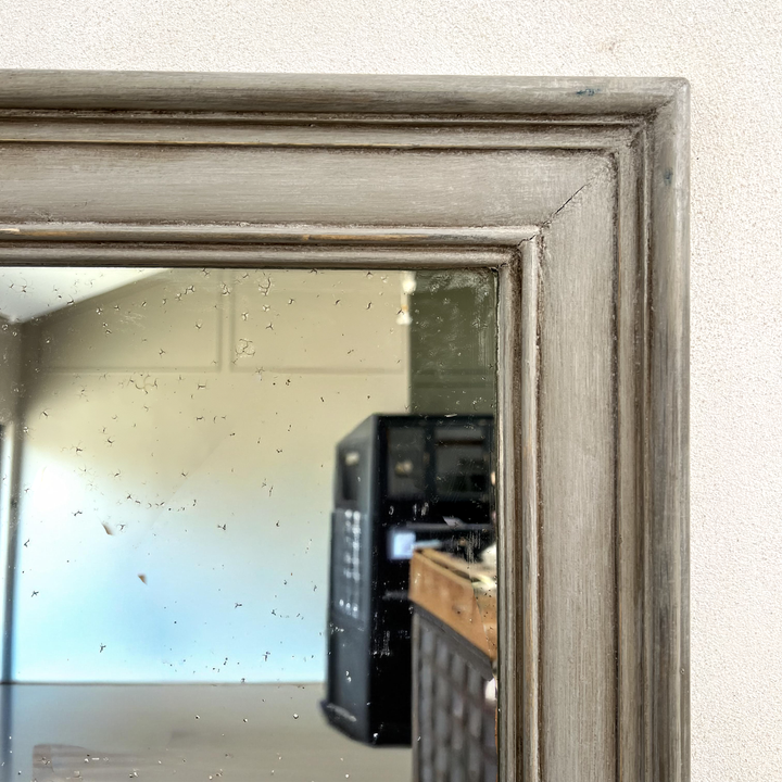 Antique Grey French Fox Mirror Aimee