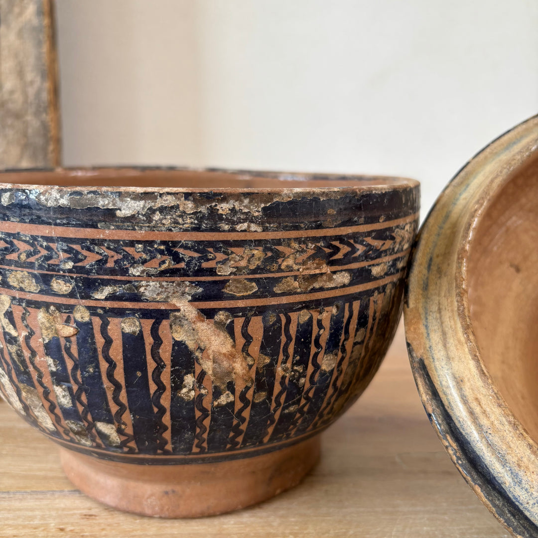 Antique Moroccan Safi Jubbaha Pot | Menna