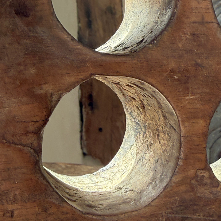 Antique Indonesian Teak Sugar Mould | Primitive Wooden Object