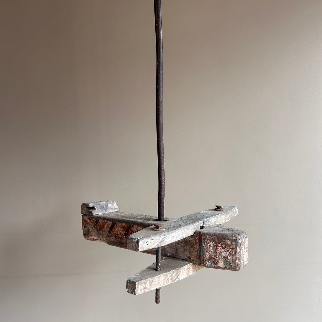 Vintage Primitive Hanging Aeroplane