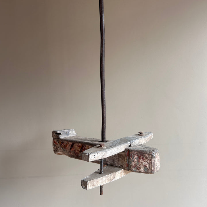 Vintage Primitive Hanging Aeroplane