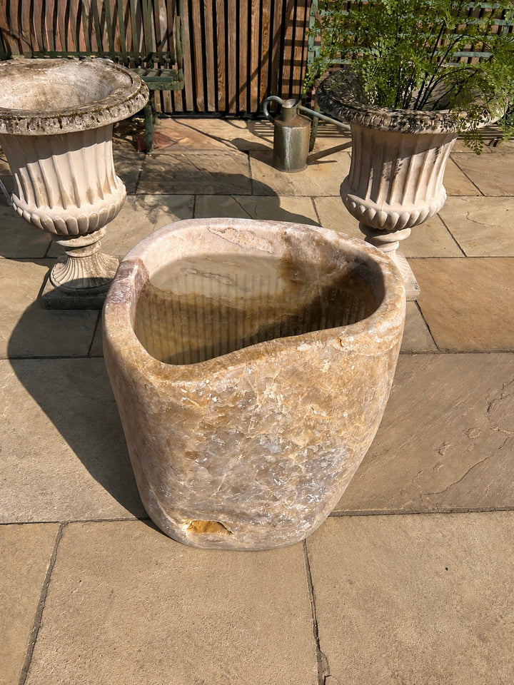 Extra large Hand-Carved Amber Marble