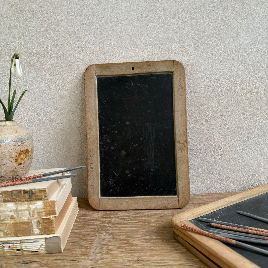 Vintage Childs Chalkboards with Pencil