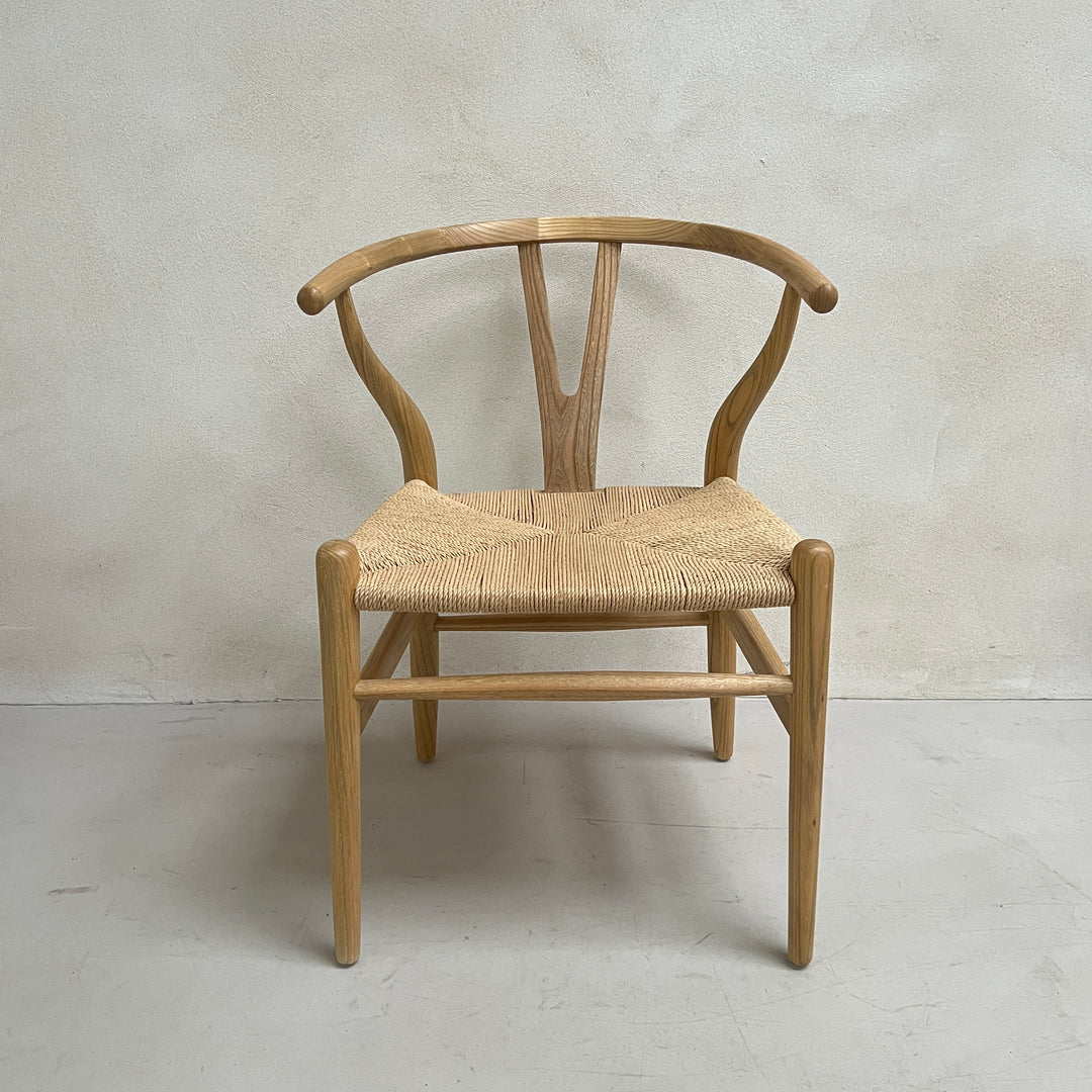 Danish chair with rush seat