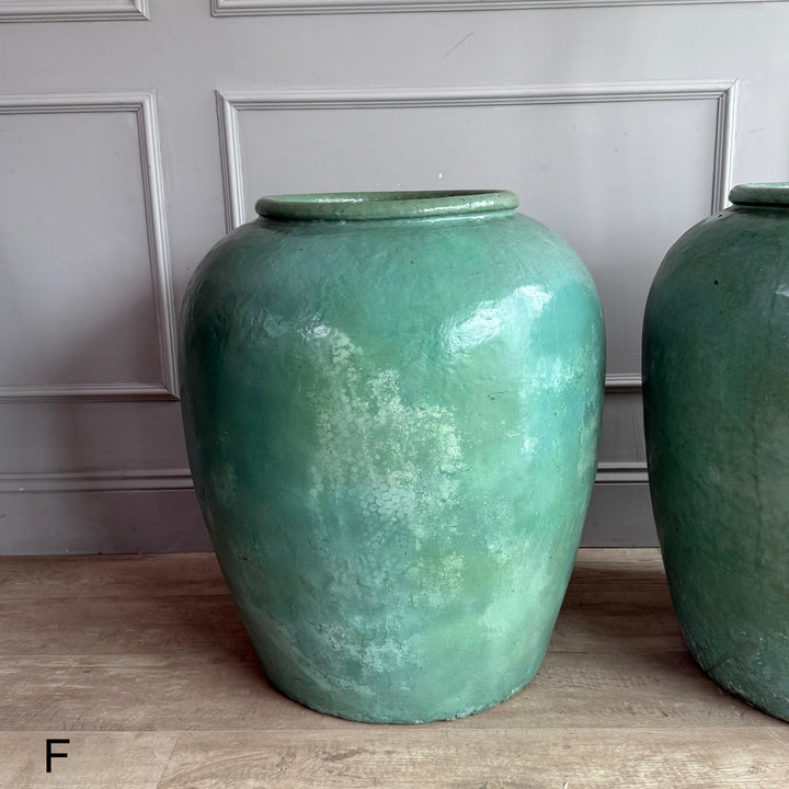 Extra Large Jade Antique Urn