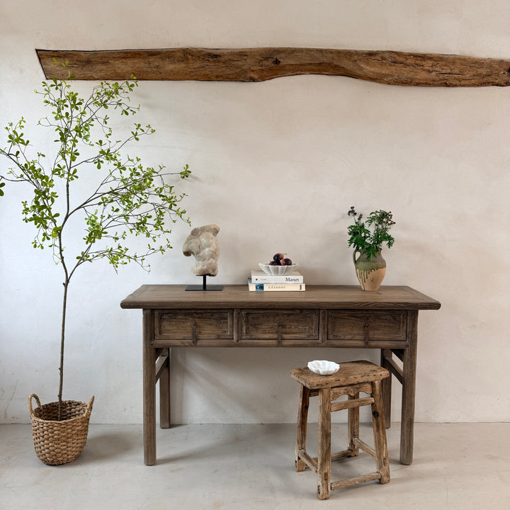 Antique dark wood console table | Hambledon