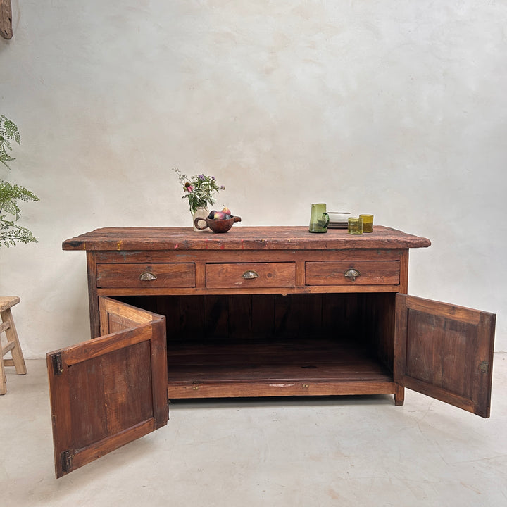 Vintage Workbench Kitchen Island | Elena