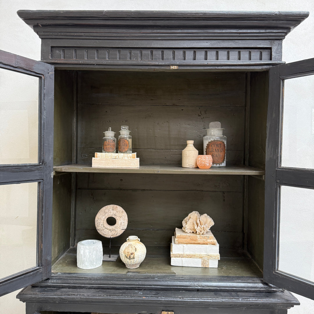 Antique glazed Cabinet Benson