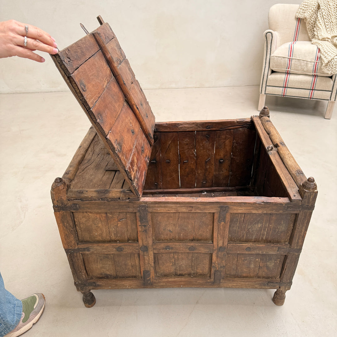 Ancient Wooden Merchants Chest | Wittering