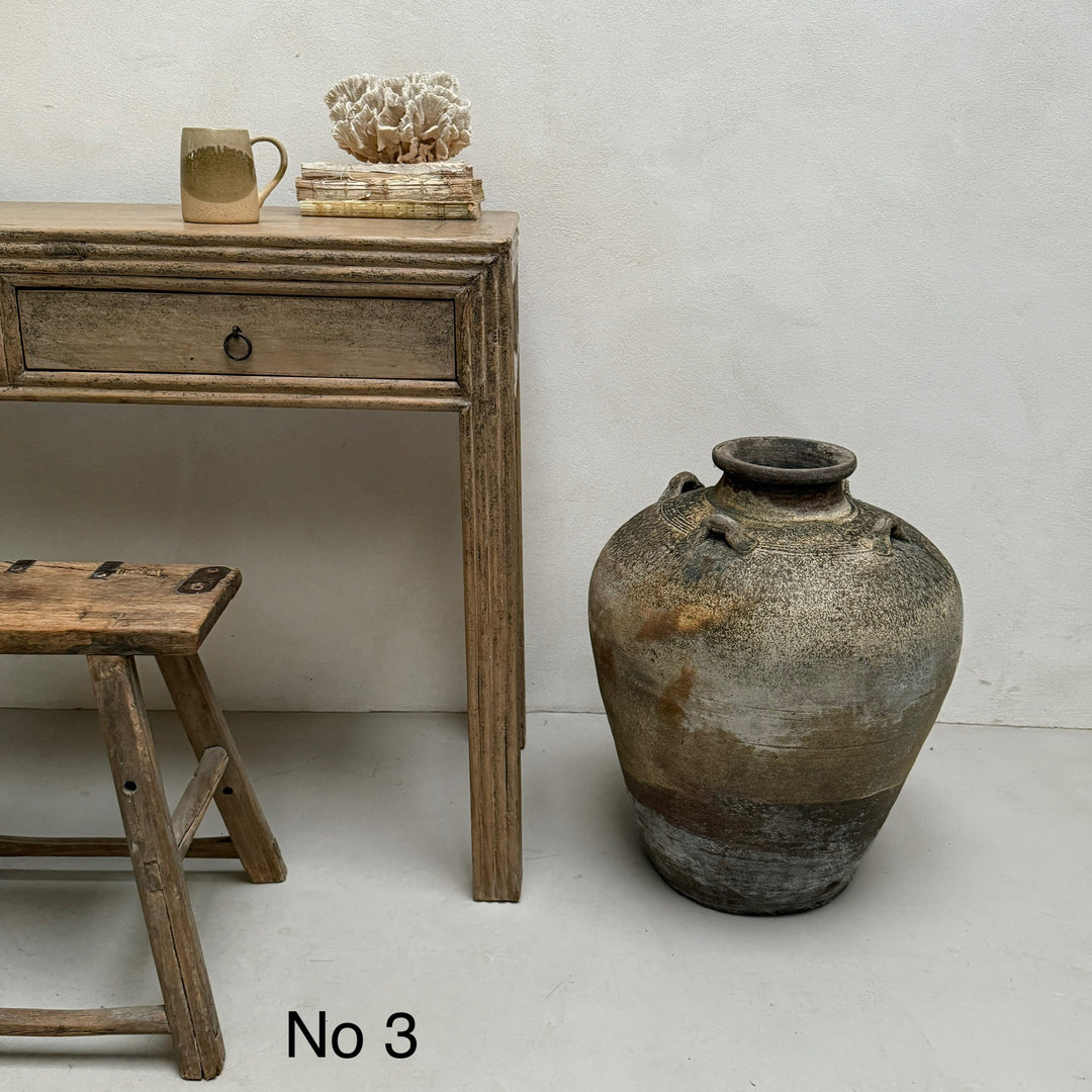 Rare Large Antique Sawankhalok Urn