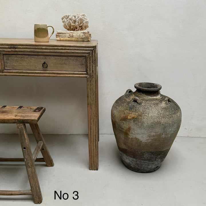 Rare Large Antique Sawankhalok Urn