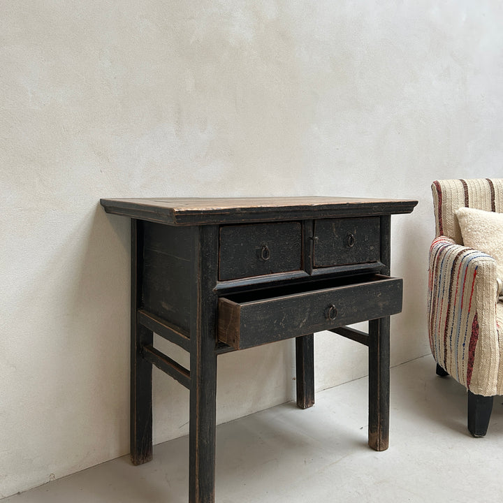 Antique Black Console Table | Snowshill