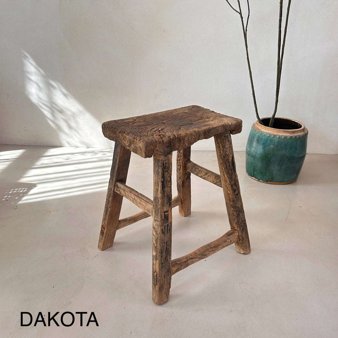Antique Small Side Table | Large Stool (select from photo)