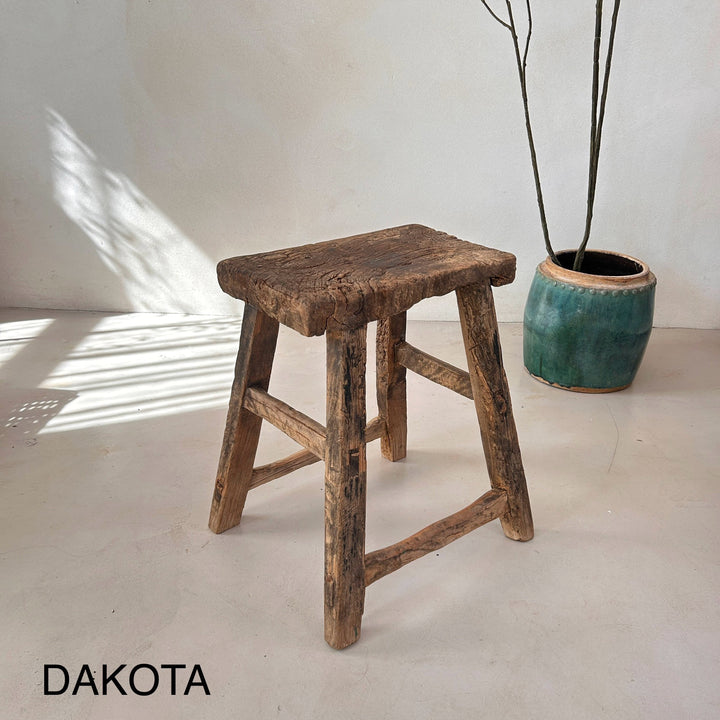 Antique Small Side Table | Large Stool (select from photo)