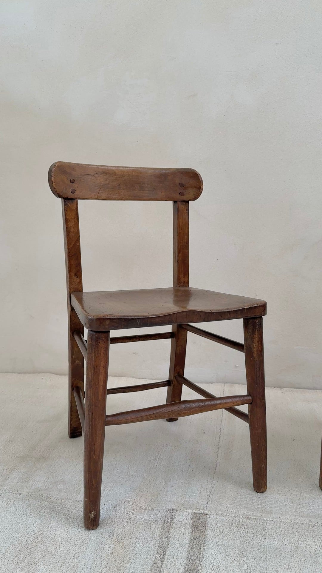 Antique Victorian Oak Children&