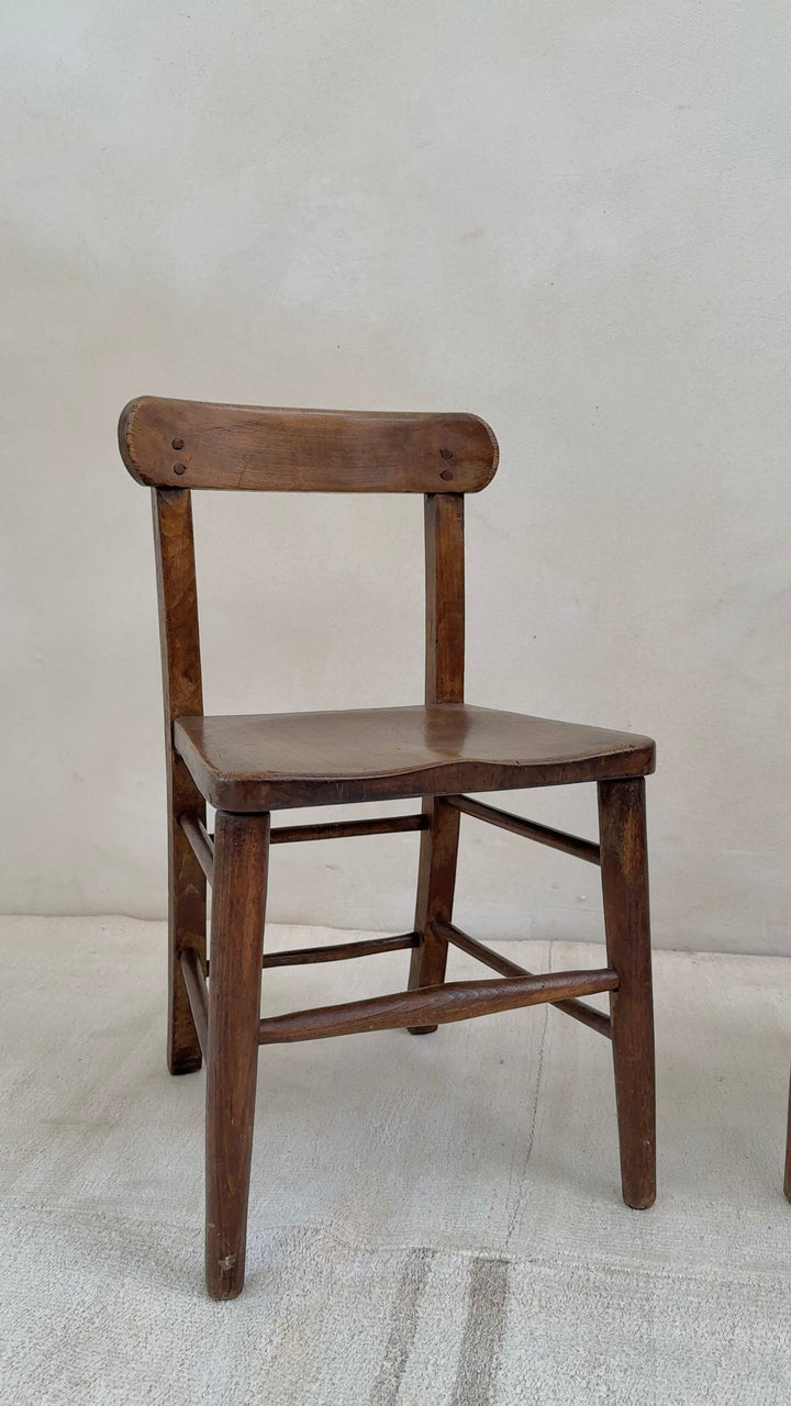 Antique Victorian Oak Children&