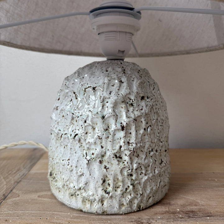 Natural Glazed Ceramic Table Lamp