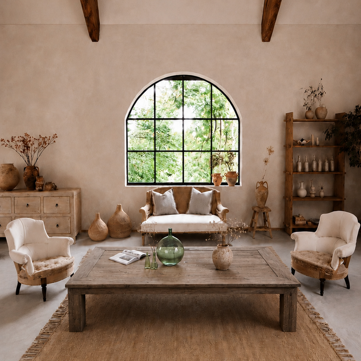 Antique extra large coffee table | Adrianna
