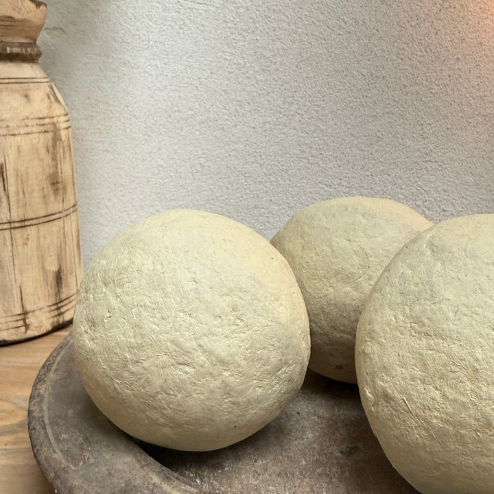 Paper Maché Decorative Sphere