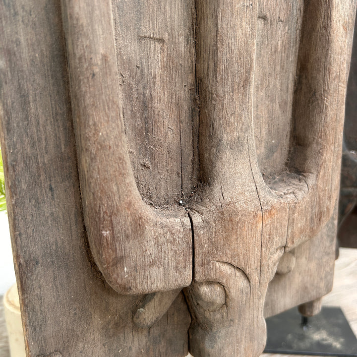 Small Antique Sumba Handcarved Panel | Budi