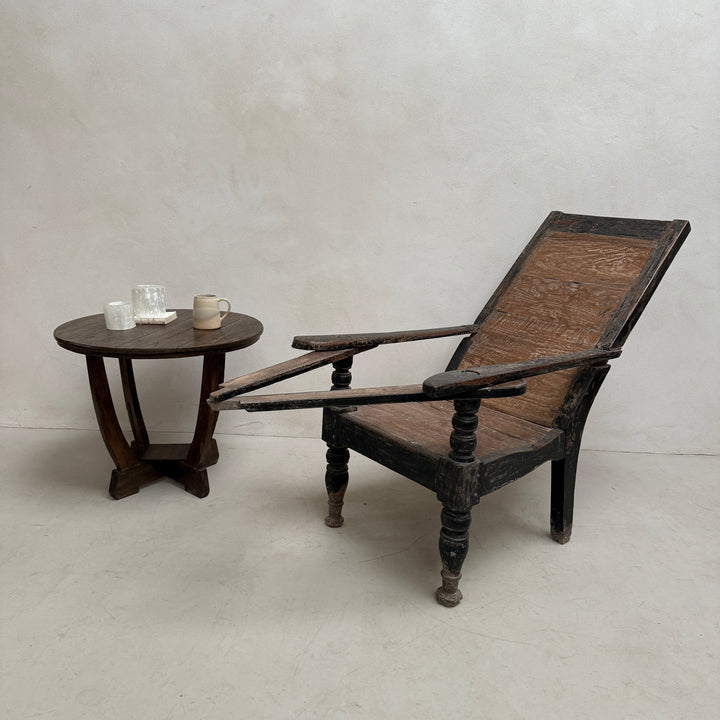 Antique Colonial Campaign Chair Charlie