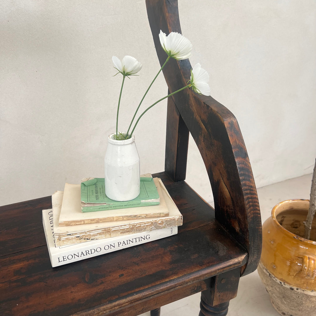 Vintage Dark Pine Church Bench | Ophelia