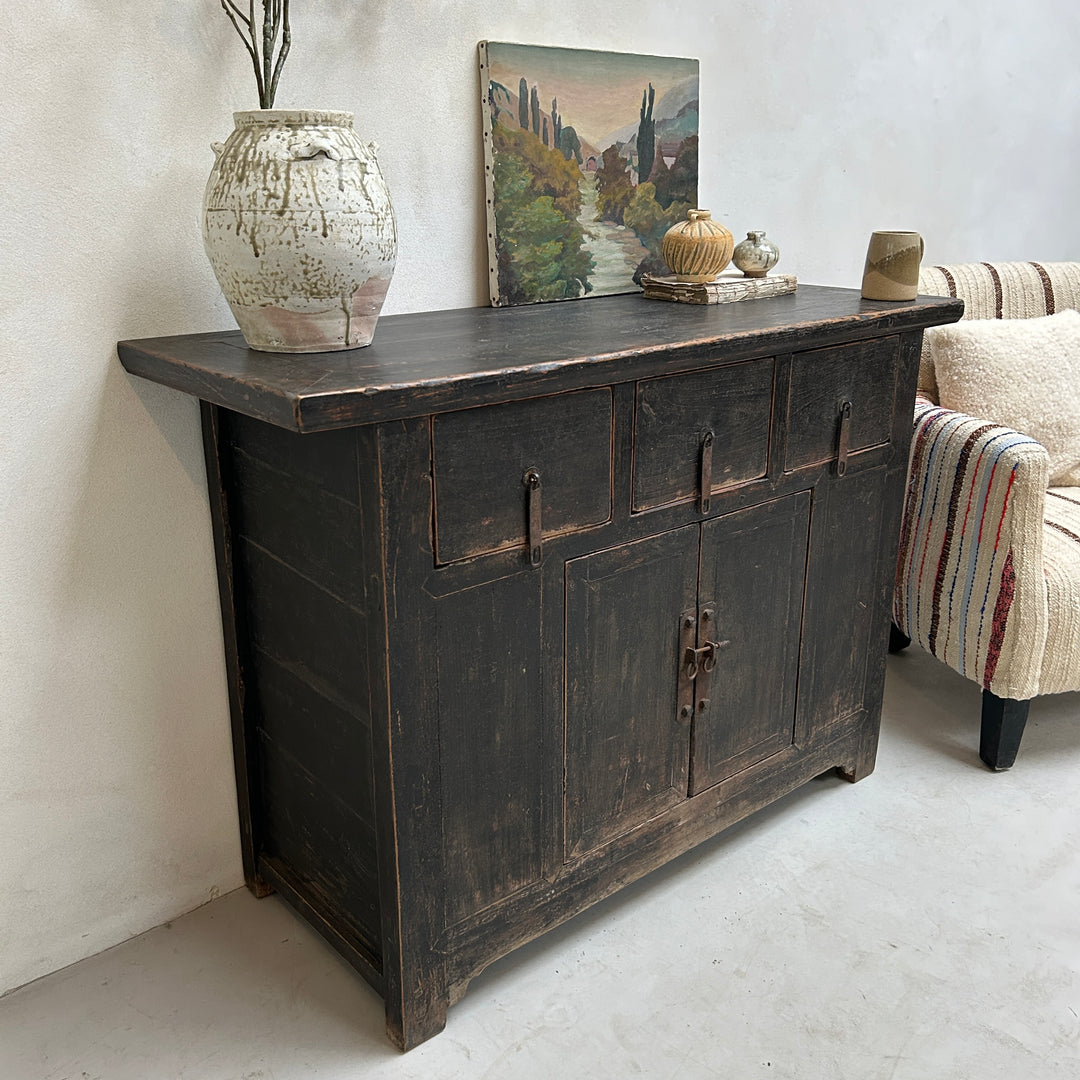 Unique Antique Black Cabinet | Wotton