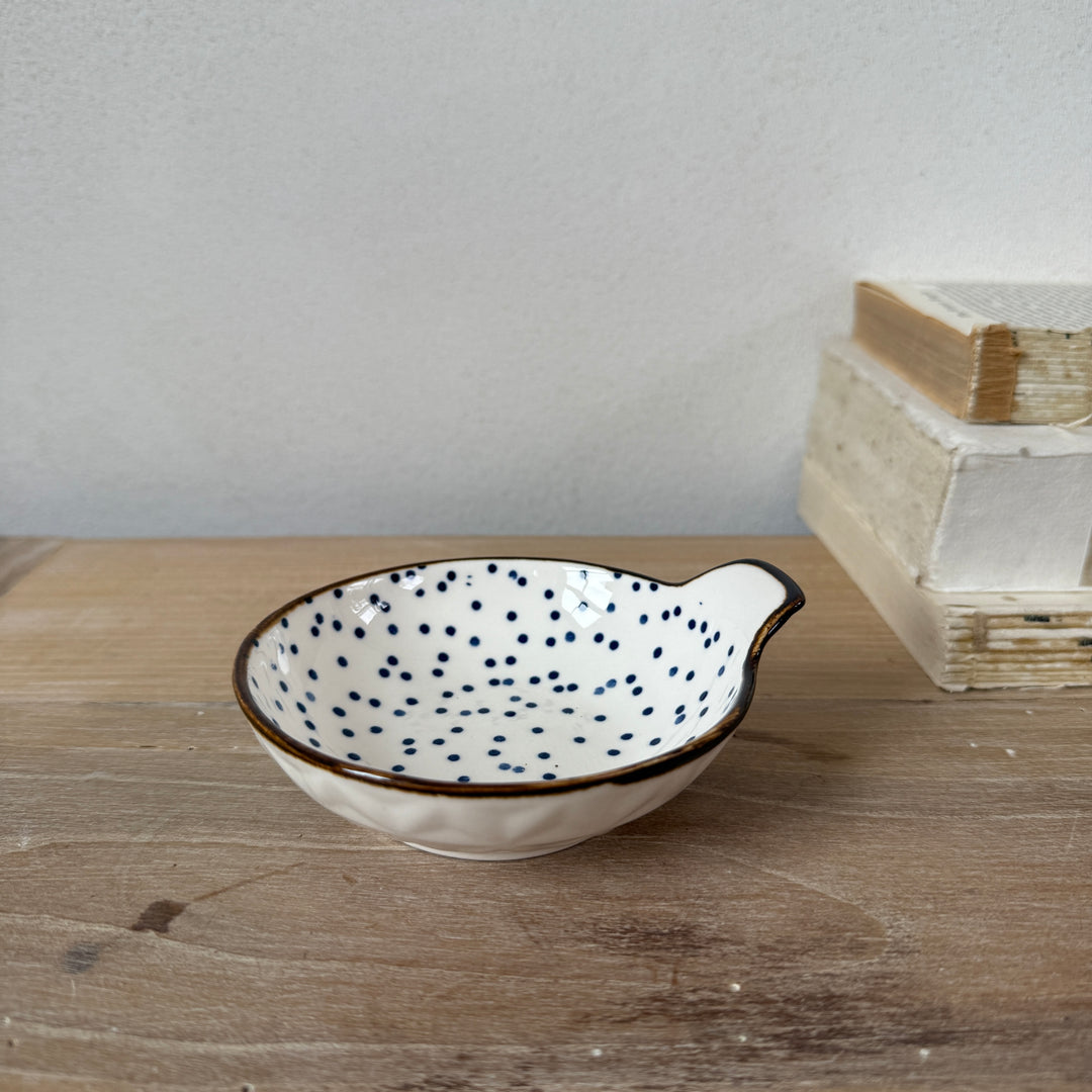 Small Ceramic Patterned Appetiser Dish
