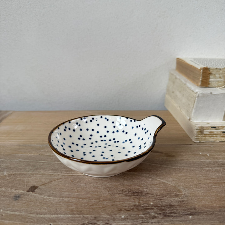 Small Ceramic Patterned Appetiser Dish