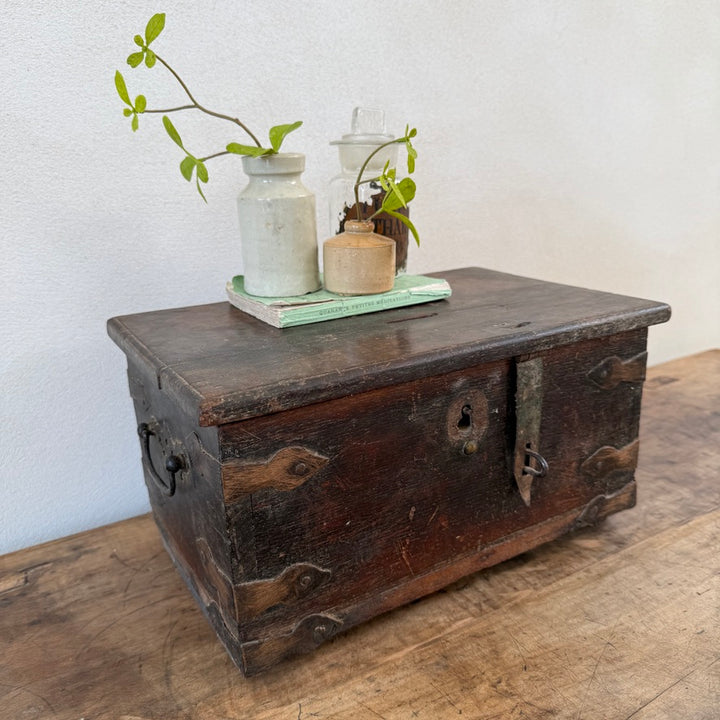 Antique Indian Wooden Merchant’s Box | Otto